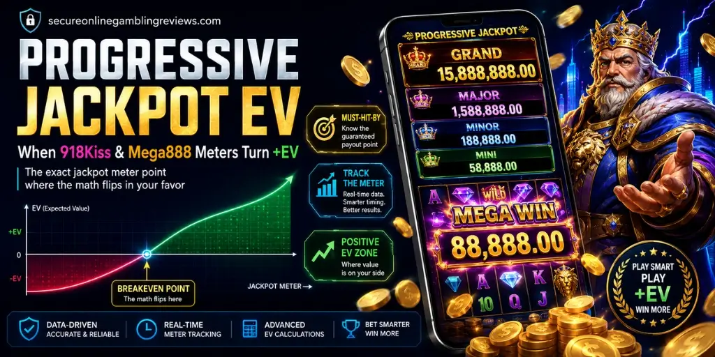 918Kiss progressive jackpot EV